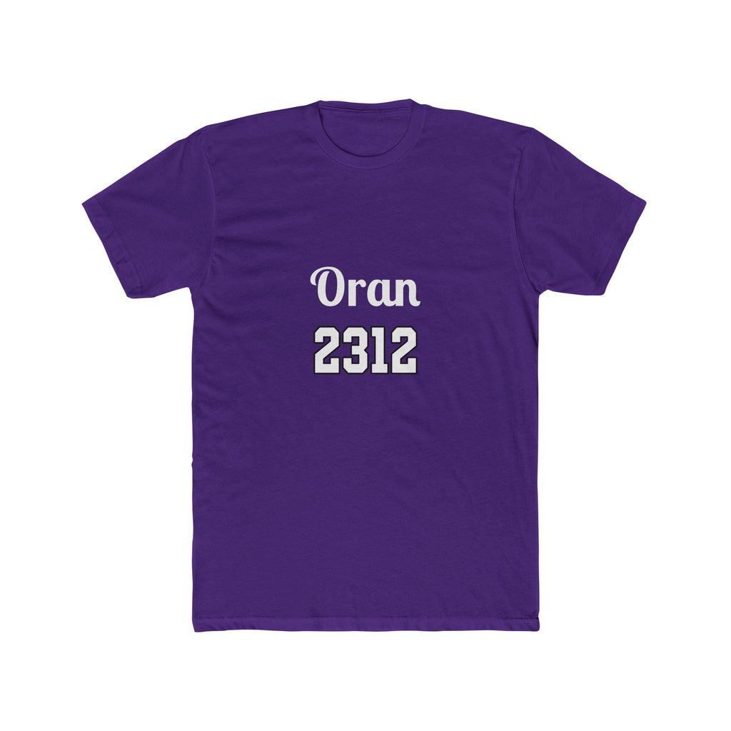 The 2312 cotton t-shirt purple edition