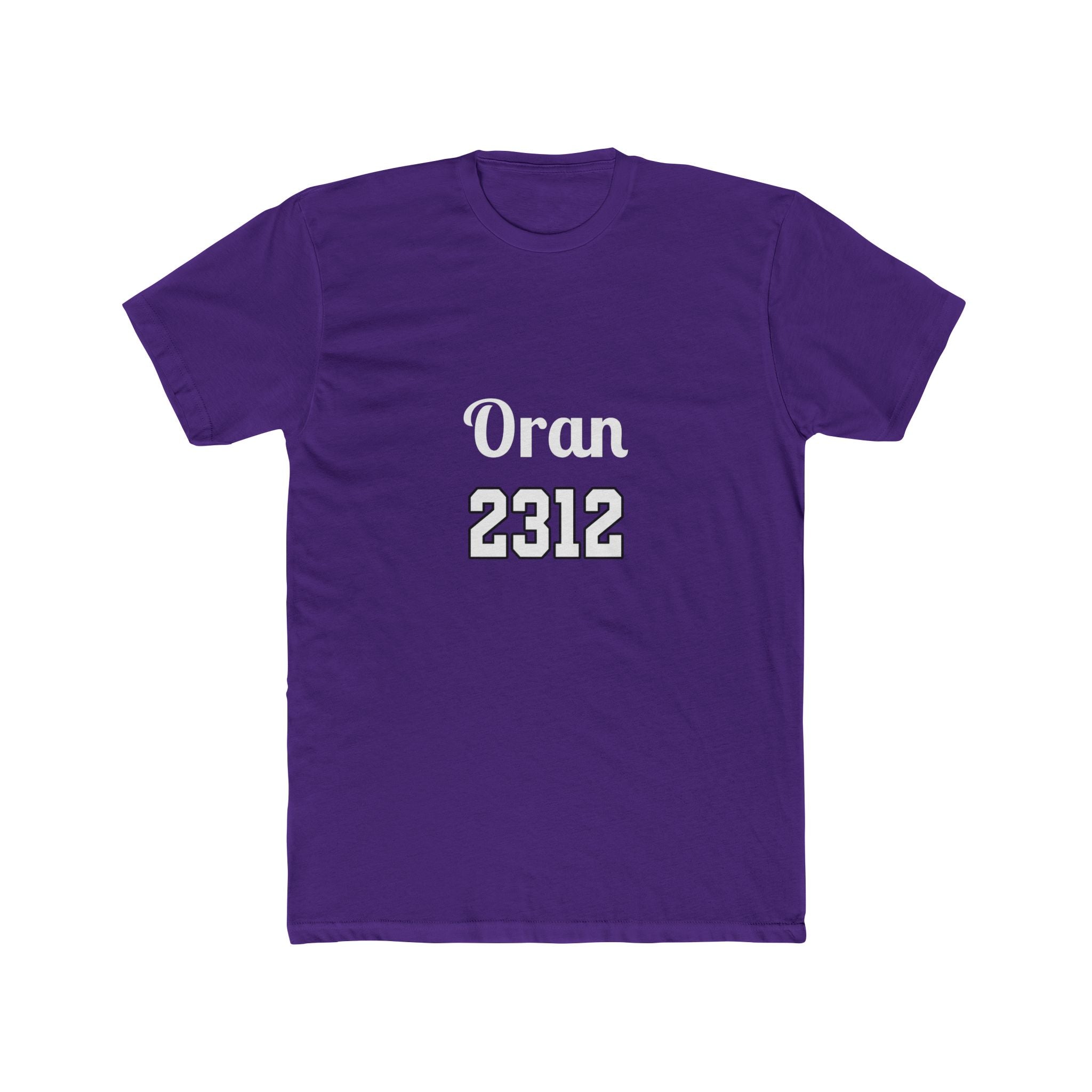 The 2312 cotton t-shirt purple edition