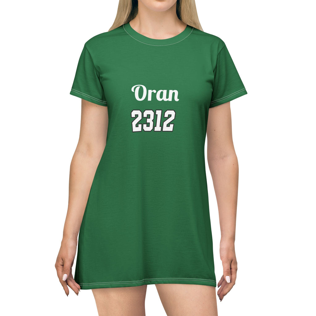 The 2312 t-shirt dress emerald green edition