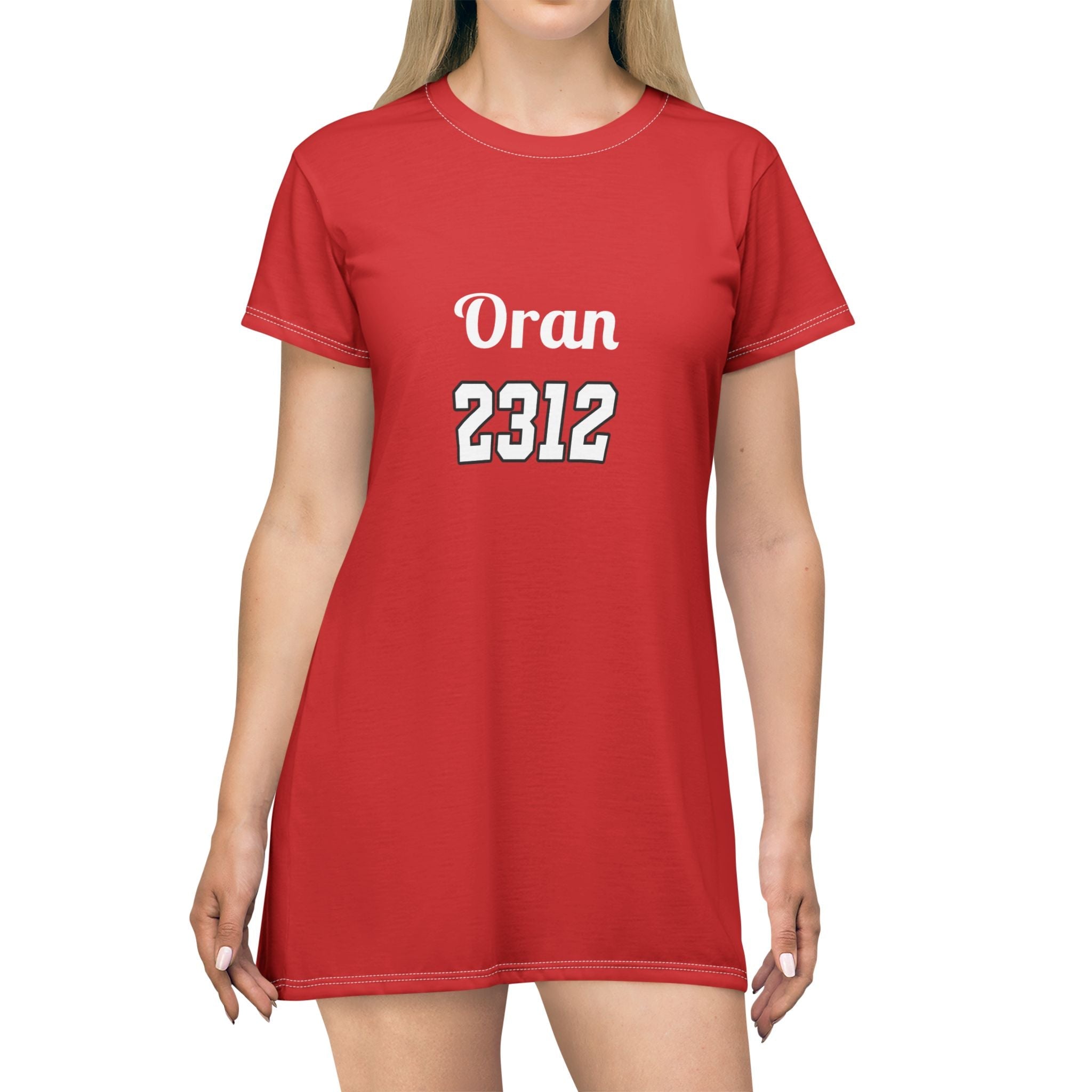 The 2312 t-shirt dress passion red edition