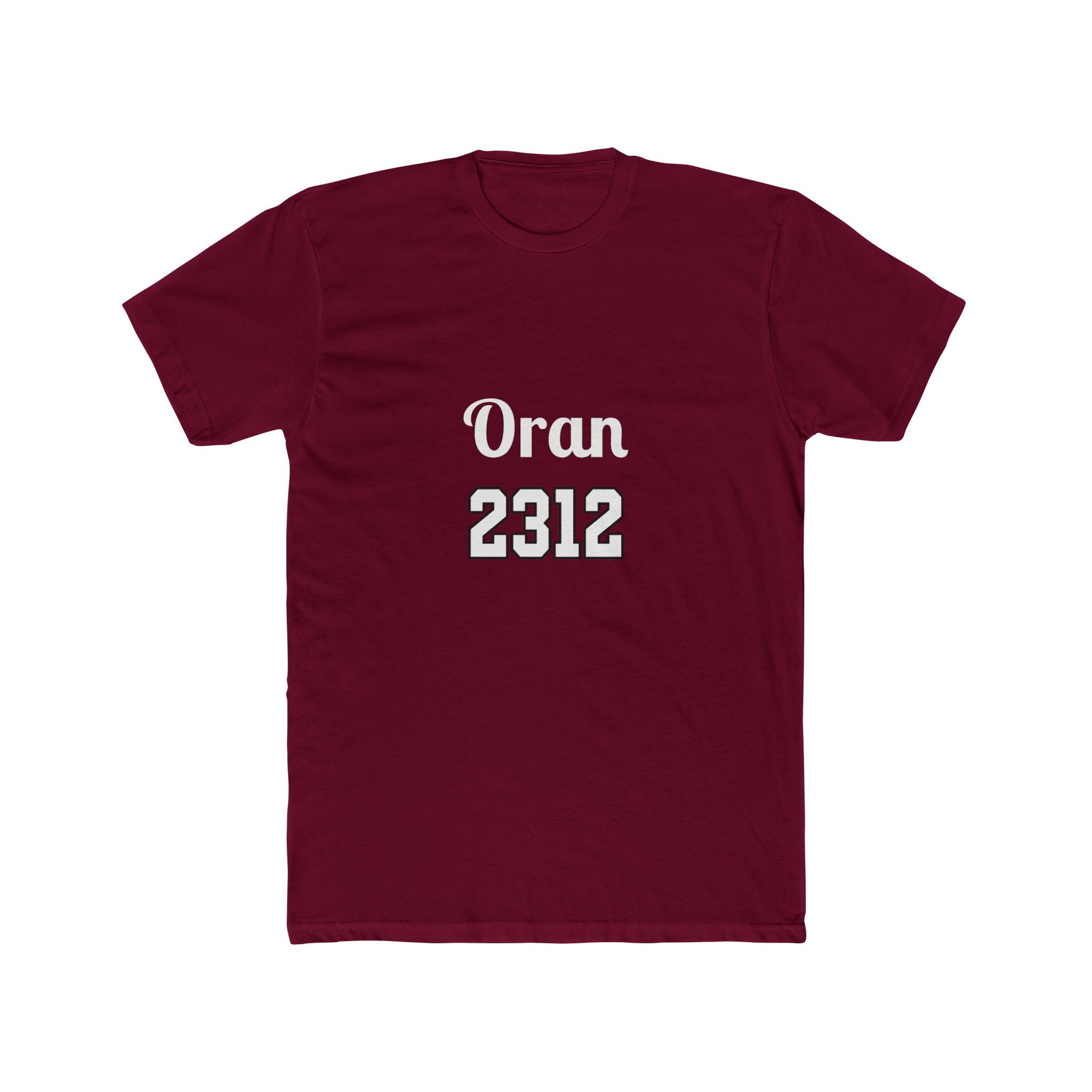 The 2312 cotton t-shirt dark cherry edition