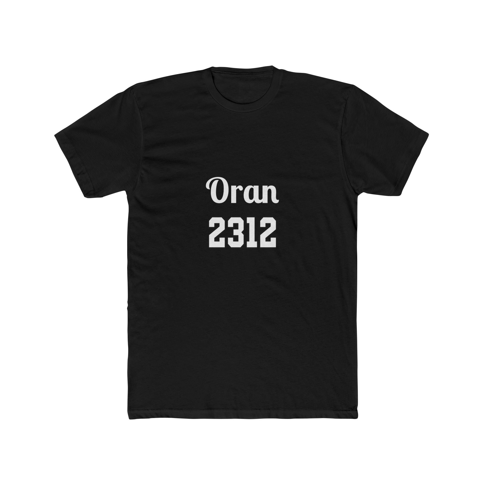 The 2312 cotton t-shirt black edition