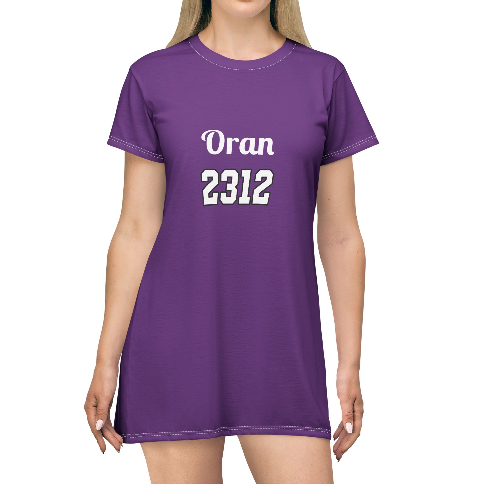The 2312 t-shirt dress purple edition