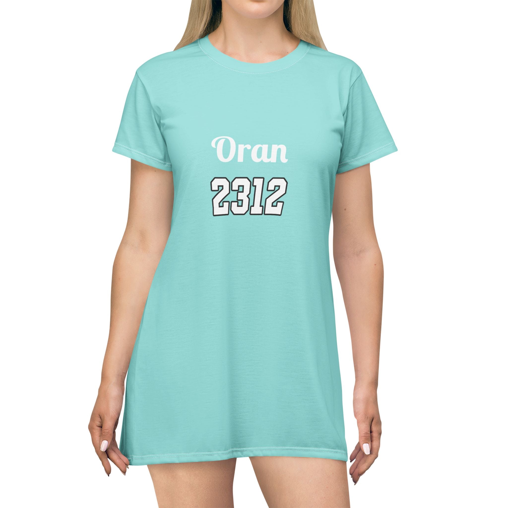 The 2312 t-shirt dress turquoise edition