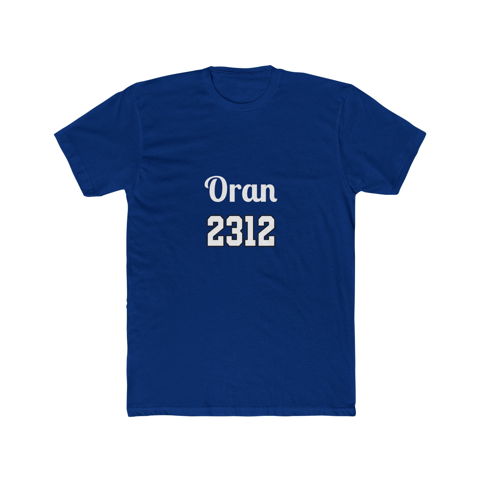 The 2312 cotton t-shirt royal blue edition