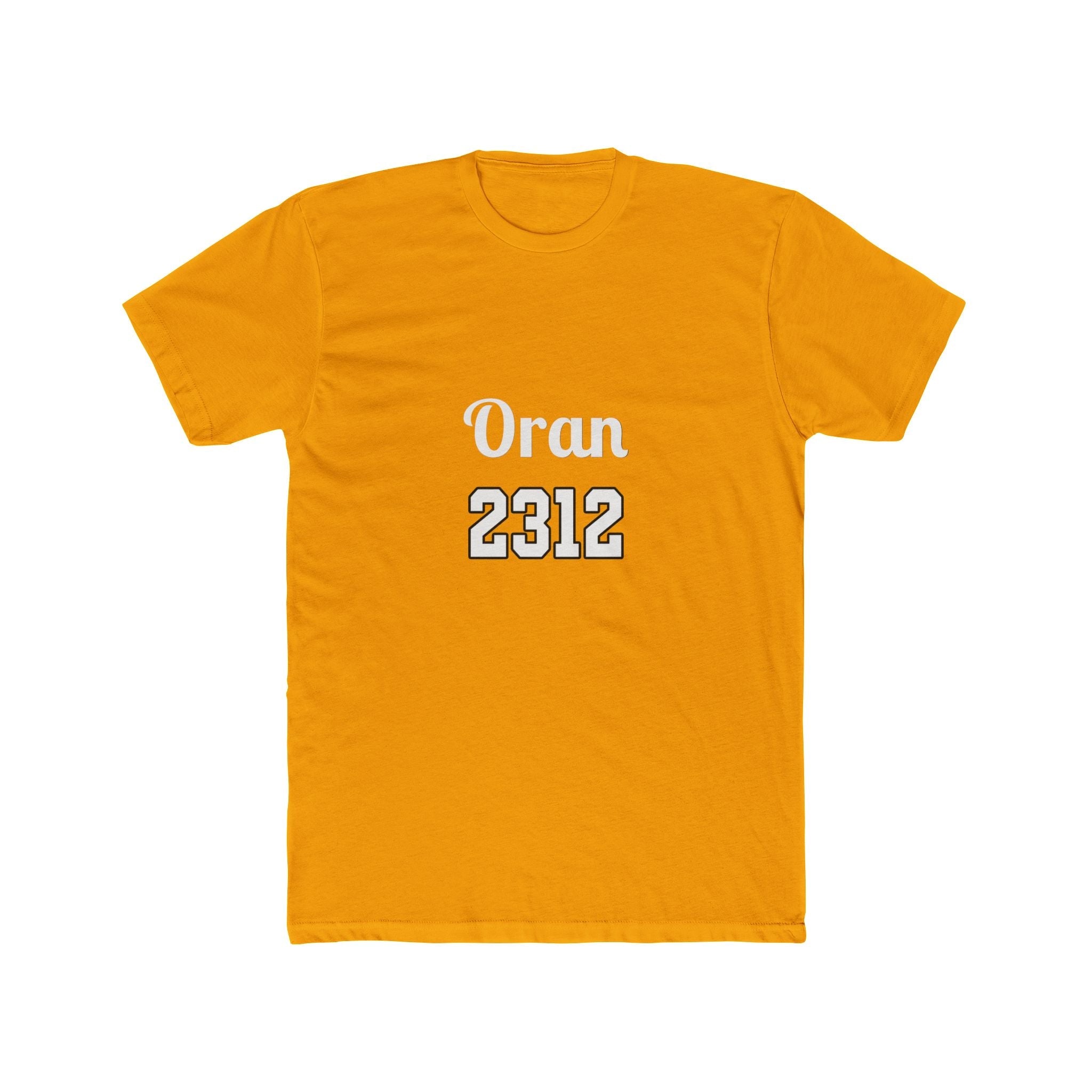 The 2312 cotton t-shirt gold edition