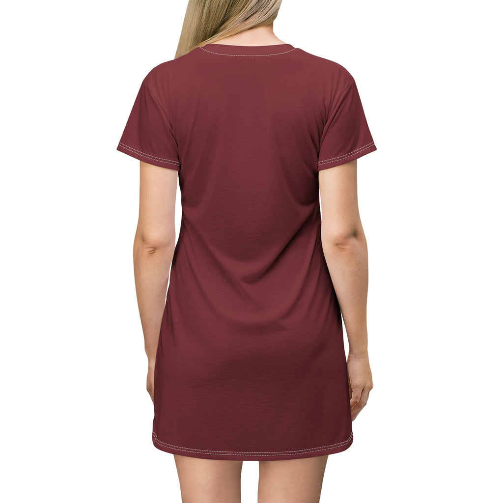 The 2312 t-shirt dress dark cherry edition